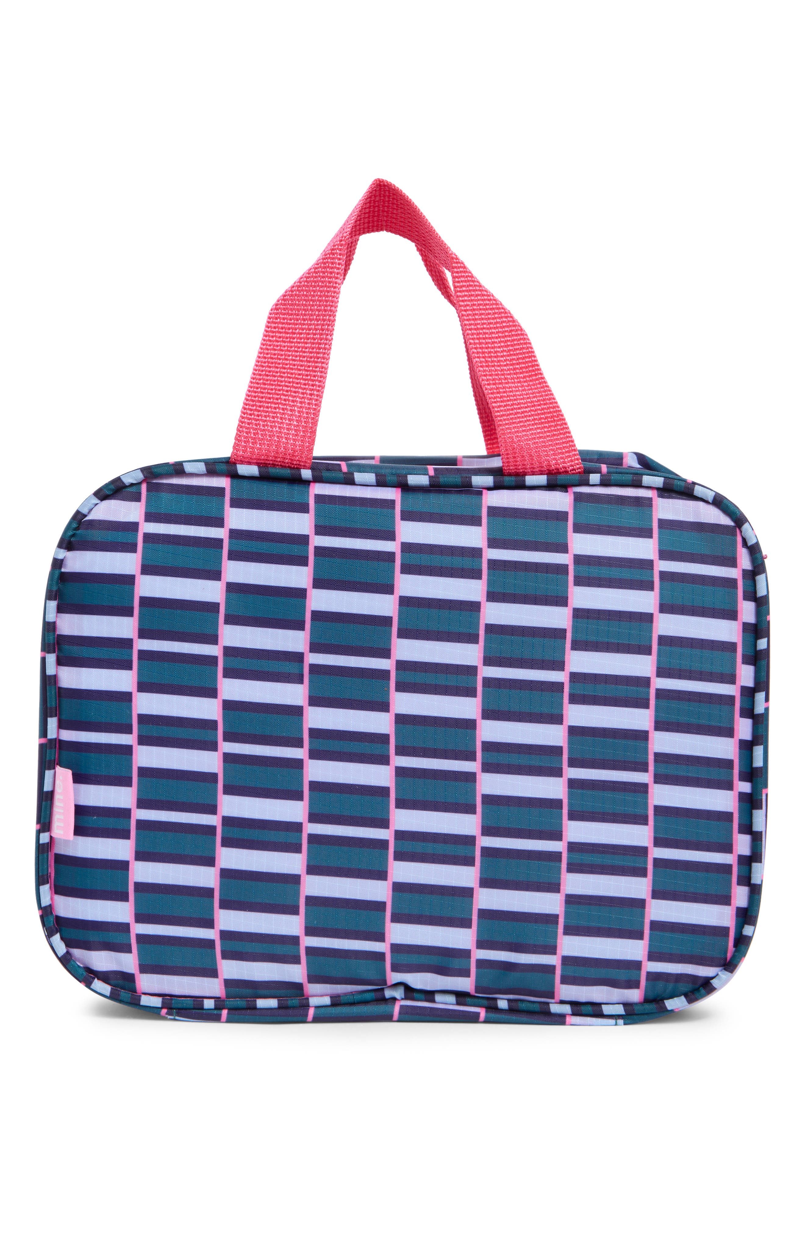 MYTAGALONGS Clear Toiletry Bag with 6 Bottles