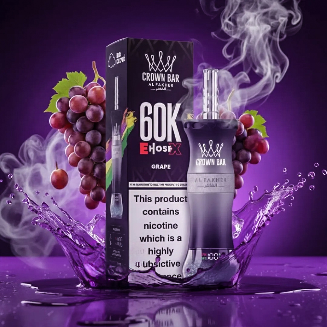 Al Fakher Crown Bar E Hose X 60K Disposable Vape (5%, 60000 Puffs)