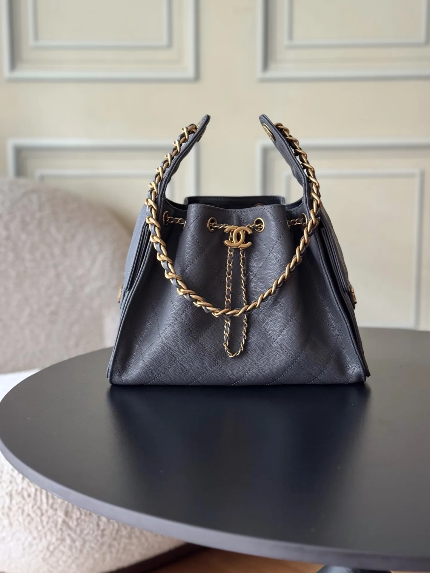 Chanel Quilted Leather Bucket Bag product photo from LabelPicks
