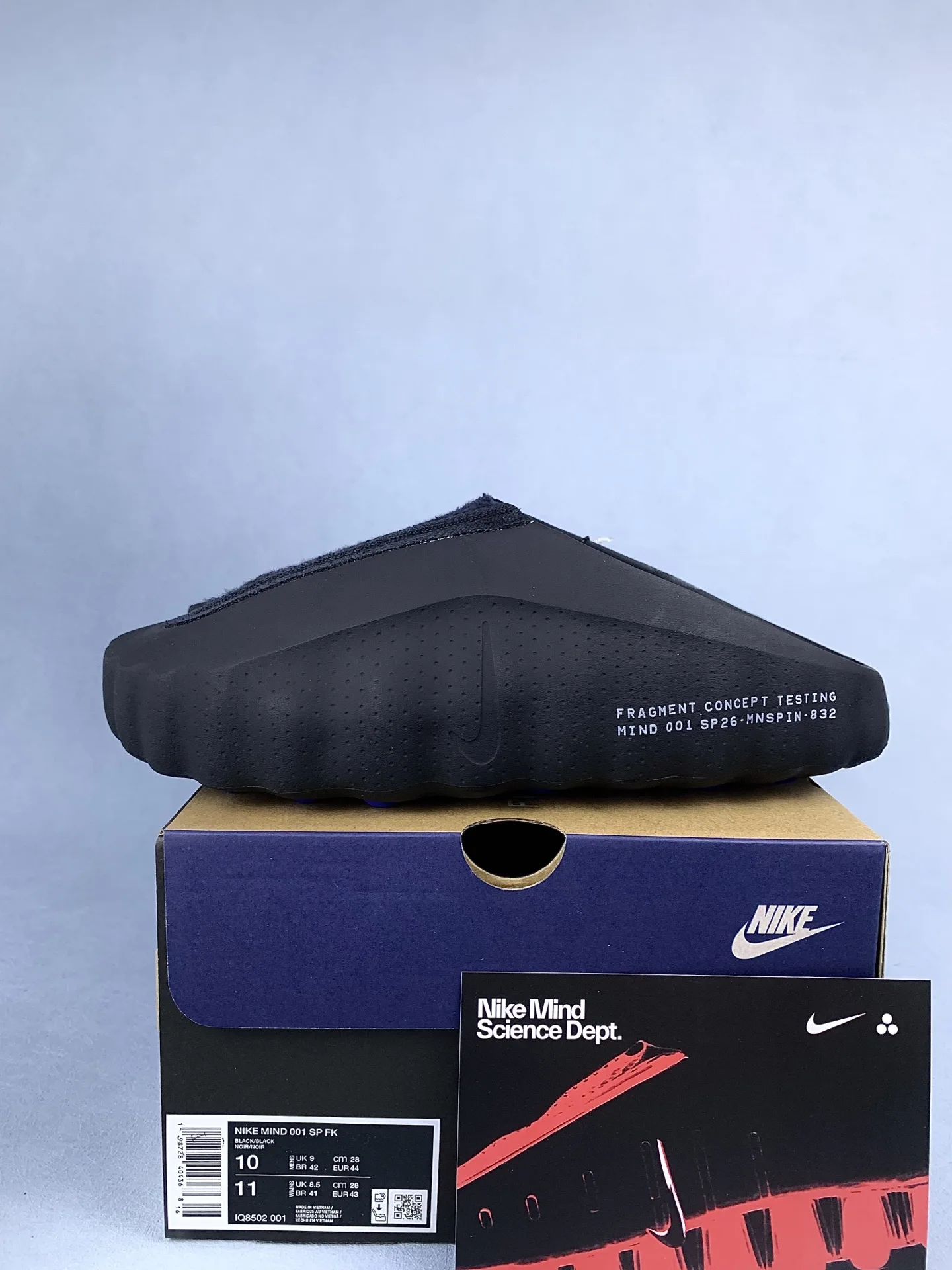 Nike Mind 001 x Fragment 'Black' Shoes product photo from LabelPicks