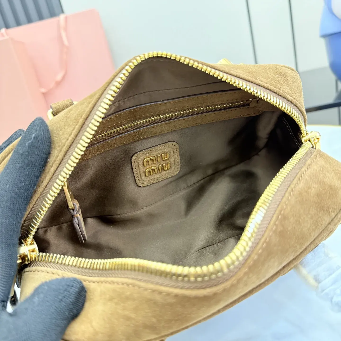 Miu Miu Arcadie Calfskin Top Handle Bag product photo from LabelPicks