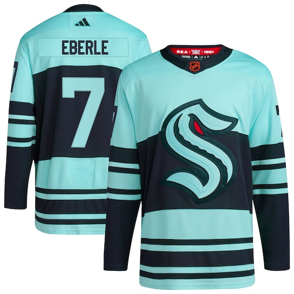 Jordan Eberle Seattle Kraken adidas Reverse Retro 2.0 Authentic Player Jersey - Light Blue