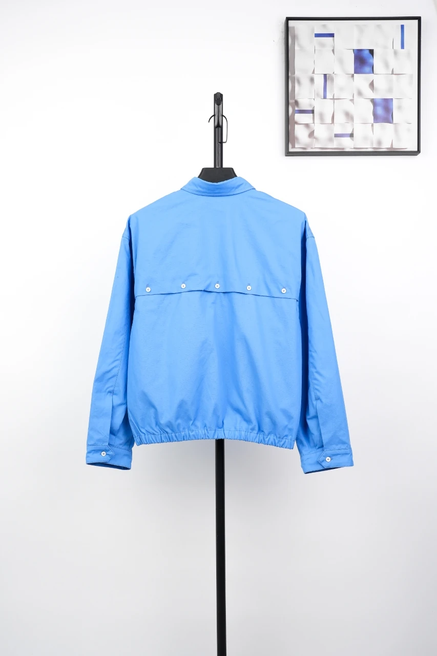 Miu Miu Sky Blue Poplin Zip Jacket product photo from LabelPicks