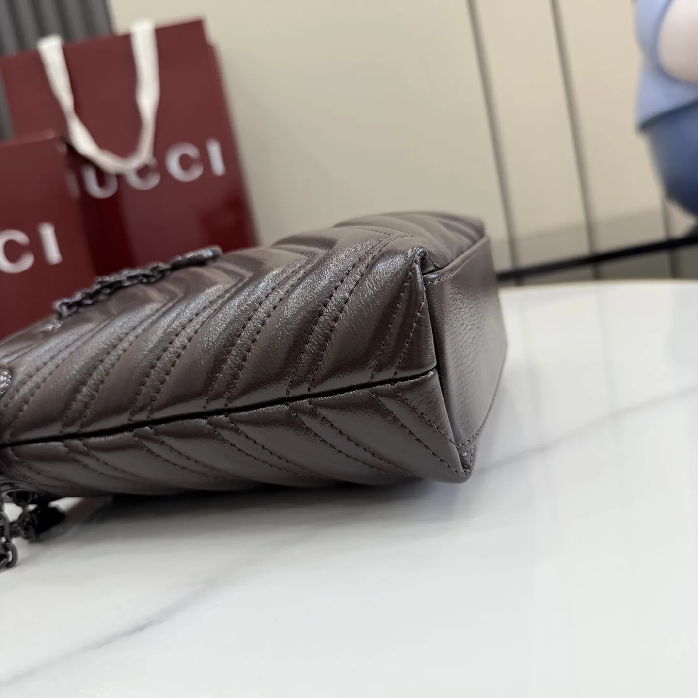 Gucci Marmont GG Supreme Canvas Bucket Bag product photo from LabelPicks