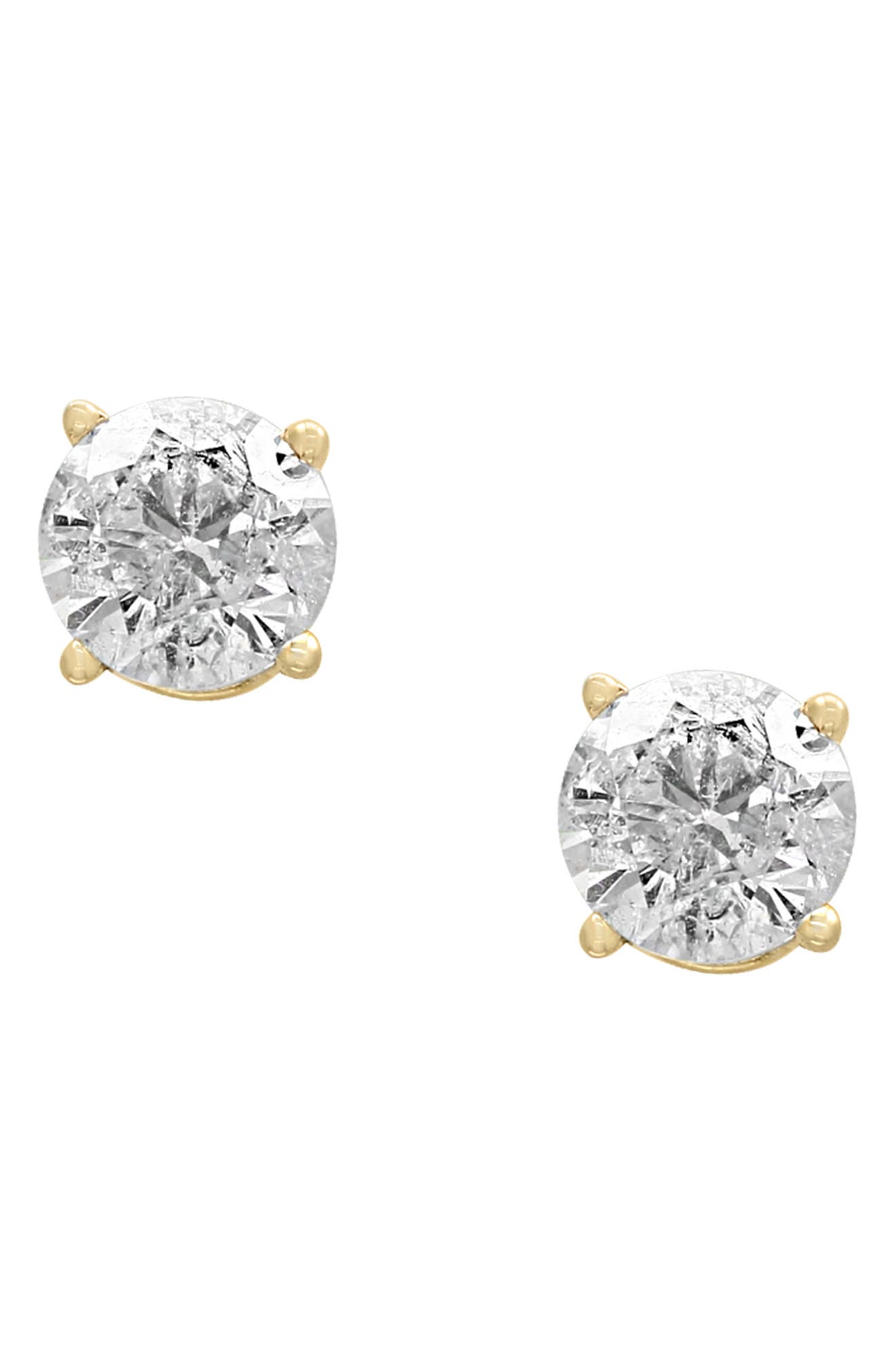 EFFY 14K White Gold Round Diamond Stud Earrings - 0.33 ctw.