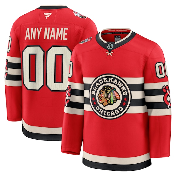 Chicago Blackhawks  2025 NHL Winter Classic Premium Custom Jersey - Red
