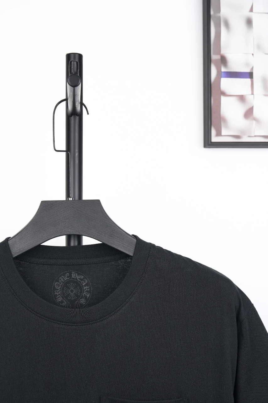 Chrome Hearts Black Vertical Sanskrit Cross T-Shirt product photo from LabelPicks