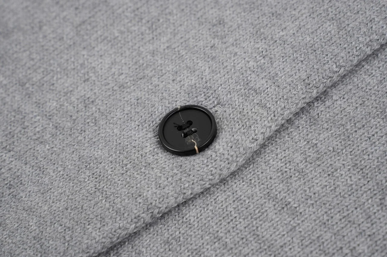 Miu Miu Muted Grey Logo Knit Jacket product photo from LabelPicks