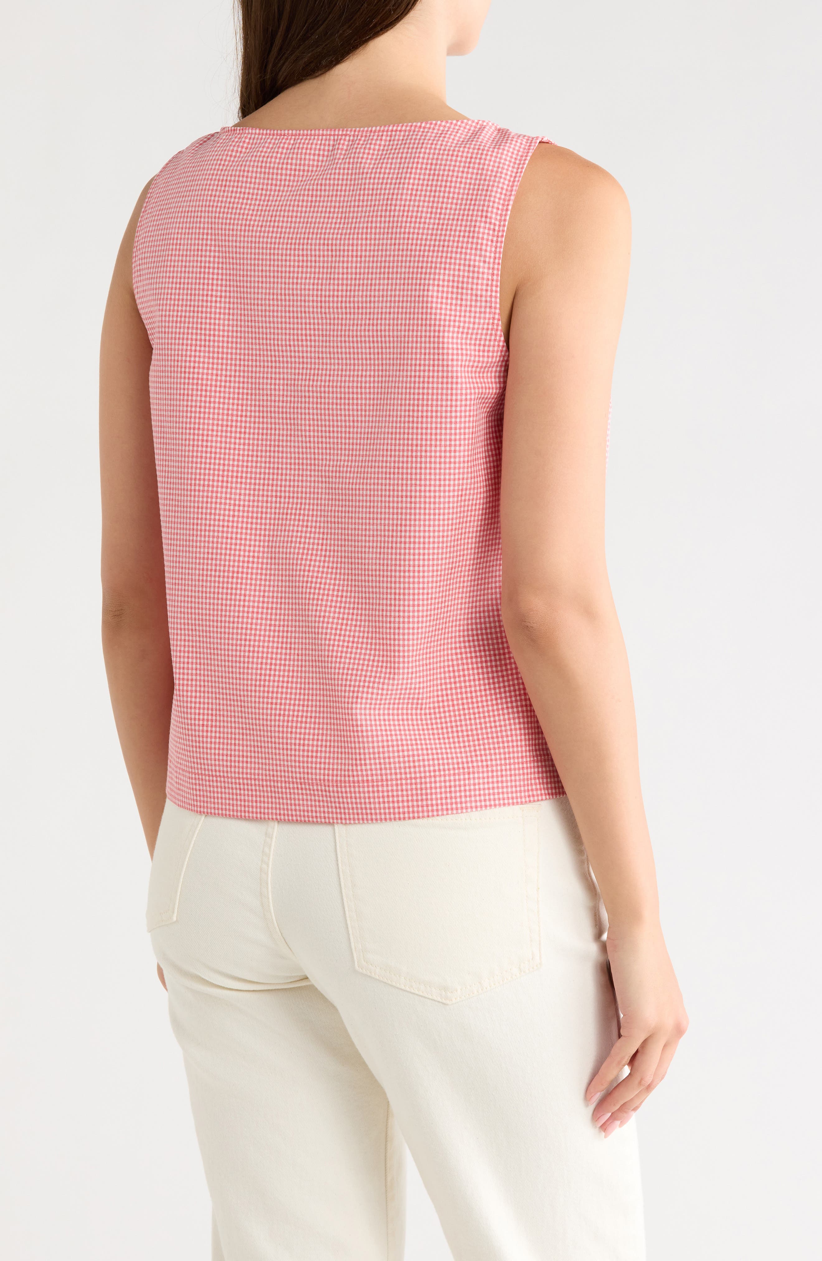 DR2 by Daniel Rainn Gingham Shell Tank
