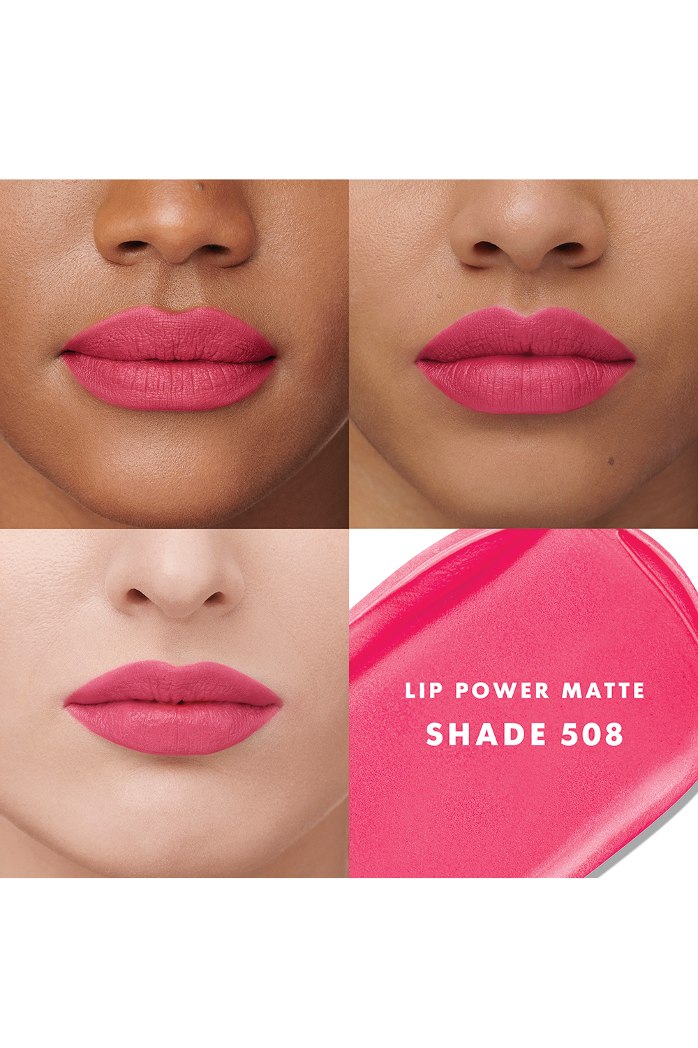 ARMANI BEAUTY שפתון עמיד ליפ פאוור בגימור מאט 508