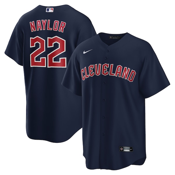 Josh Naylor Cleveland Guardians Nike Alternate Replica Jersey - Navy/White