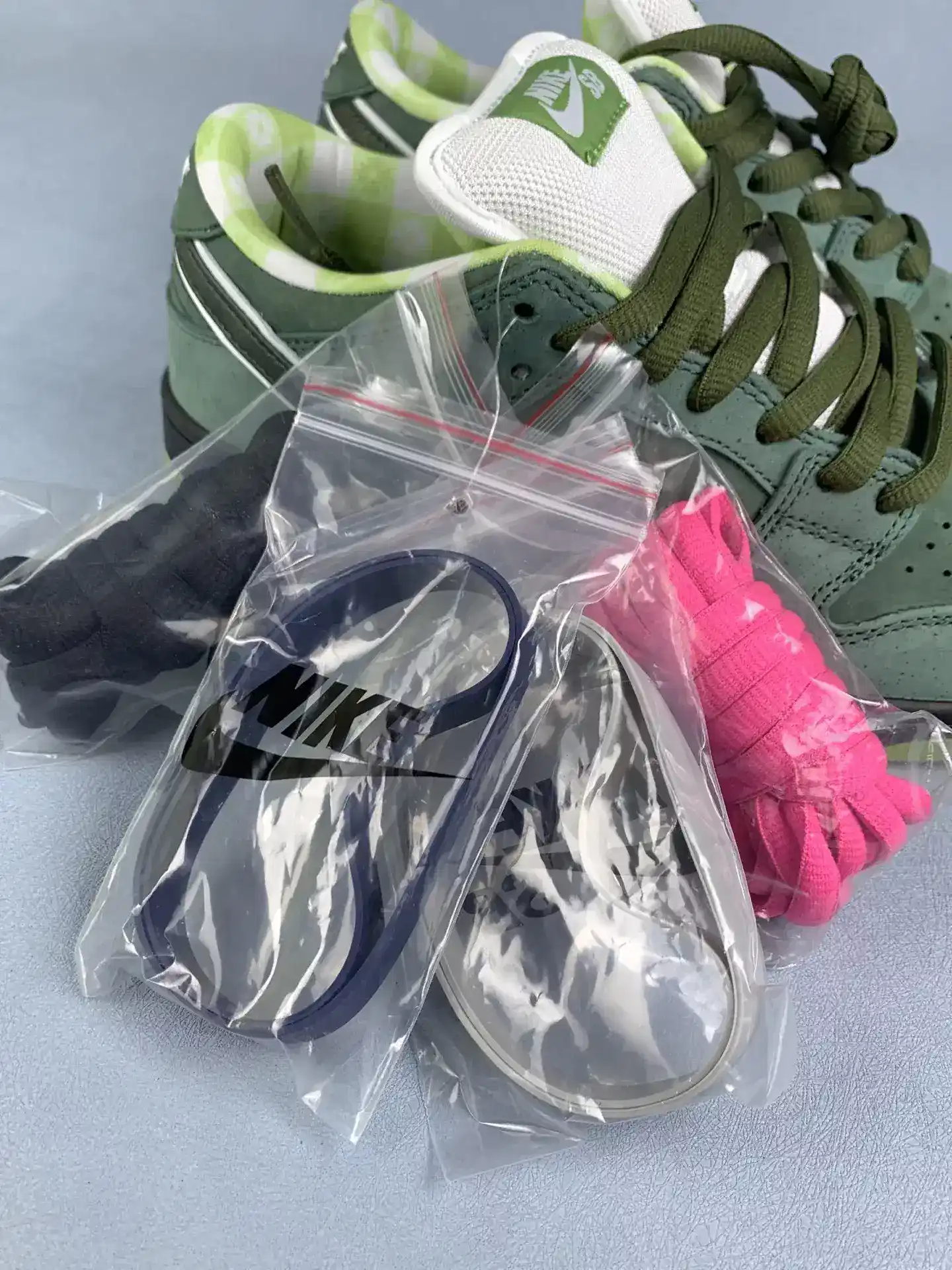 Concepts x Nike SB Dunk Low Pro OG QS “Green Lobster” - Green Stone/Legion Green/Fir product photo from LabelPicks