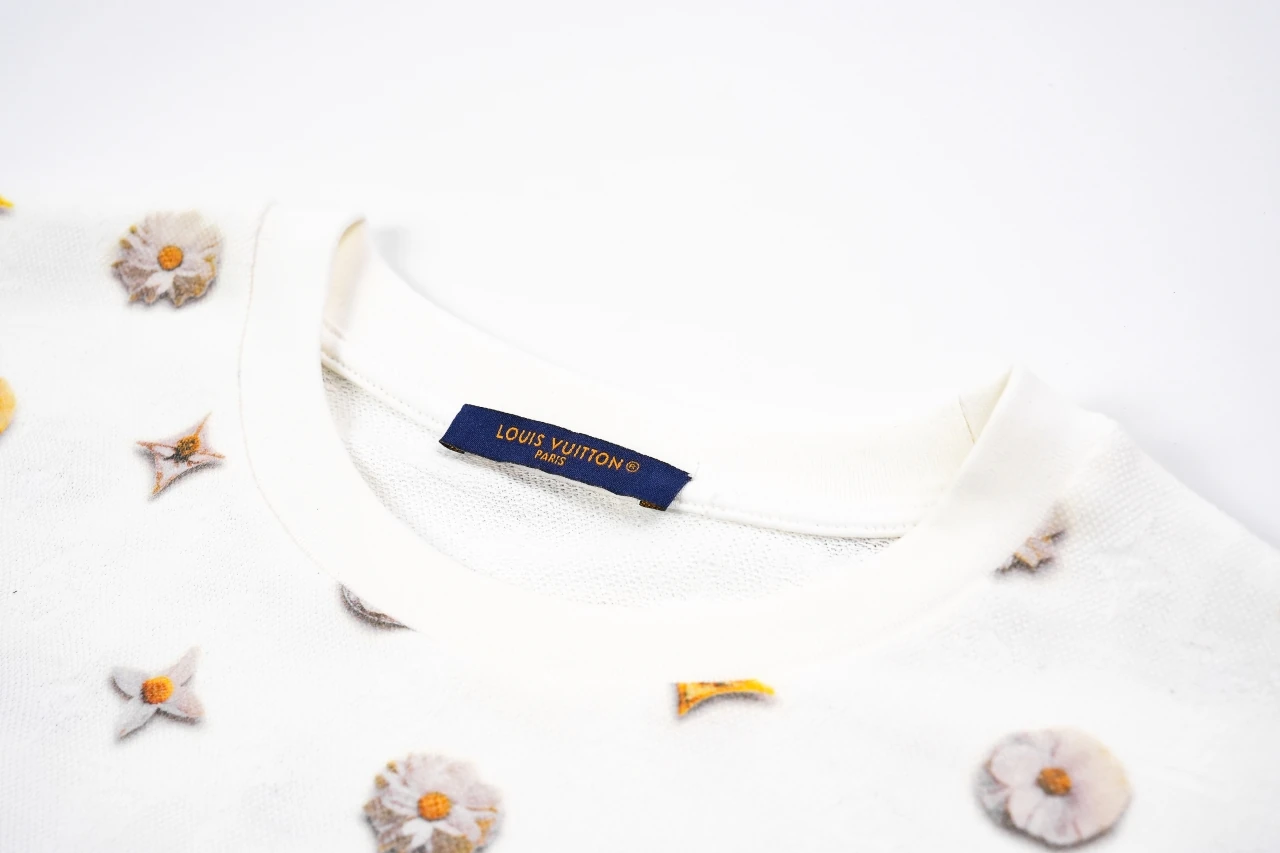 Louis Vuitton White Half Daisy Monogram Print T-Shirt product photo from LabelPicks