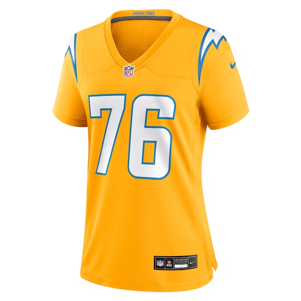 Joe Alt Los Angeles Chargers Nike Women's Alternate Charger Power Game Jersey - Gold