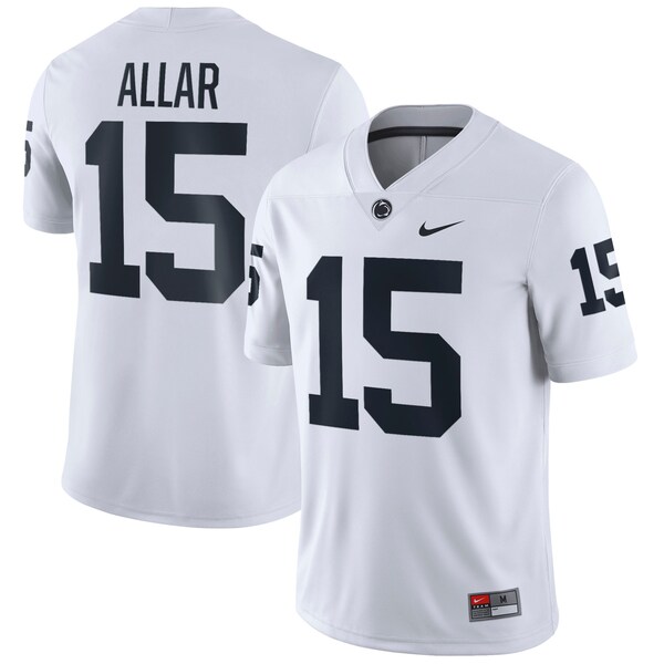 Men's Nike Drew Allar White Penn State Nittany Lions NIL Replica Football Jersey
