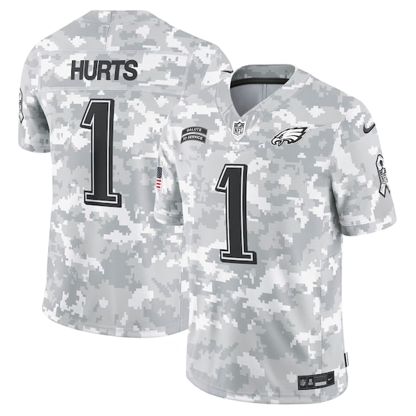 Jalen Hurts Philadelphia Eagles Nike 2024 Salute to Service Limited Jersey - Arctic Camo