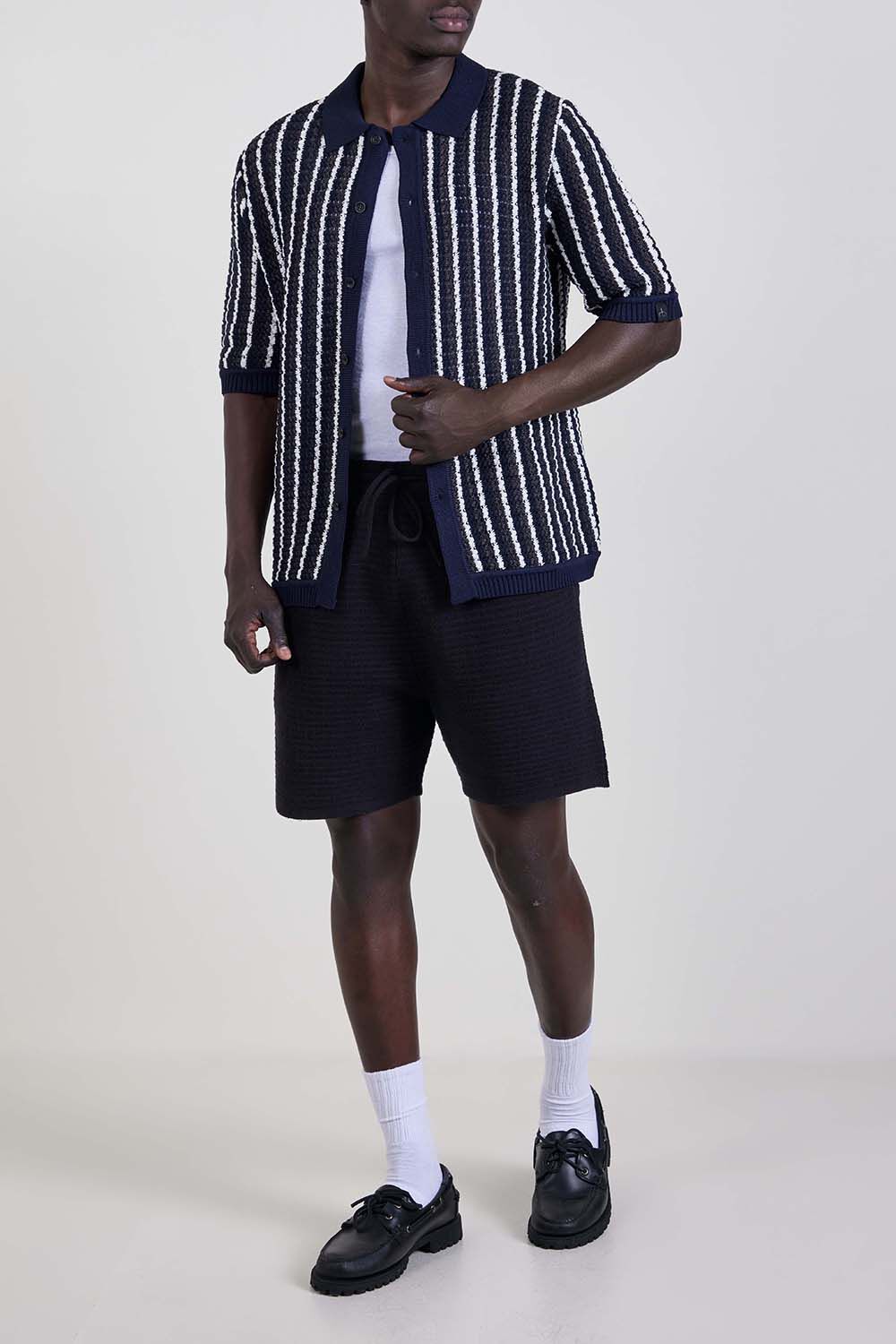 RAG & BONE חולצת סריג כפתורים