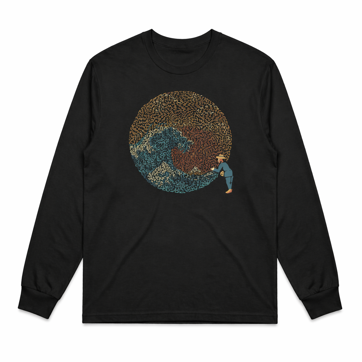 Camiseta de La gran ola de Van Gogh de Tobe Fonseca