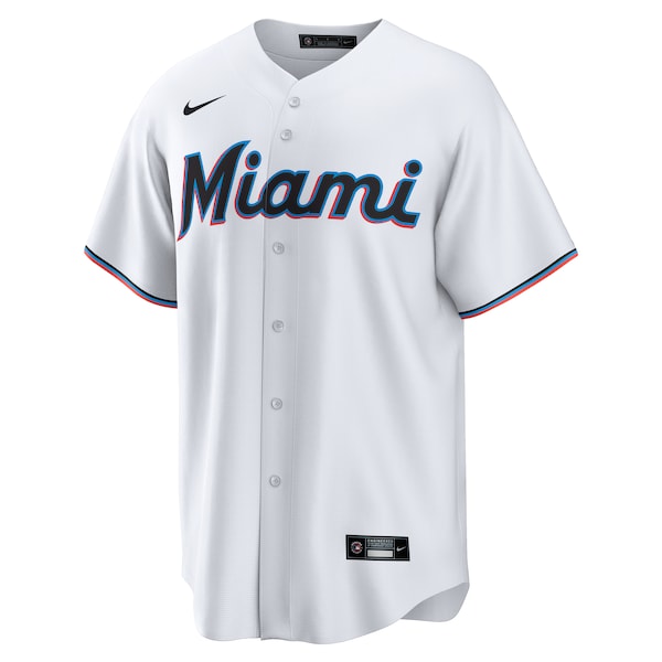 Eury Perez Miami Marlins Nike Home Replica Jersey - White