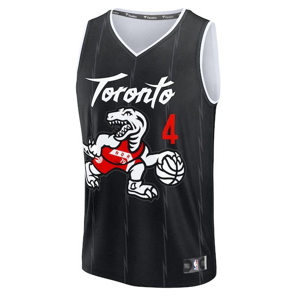 Scottie Barnes Toronto Raptors  2025/26 City Edition Fast Break Jersey - Black