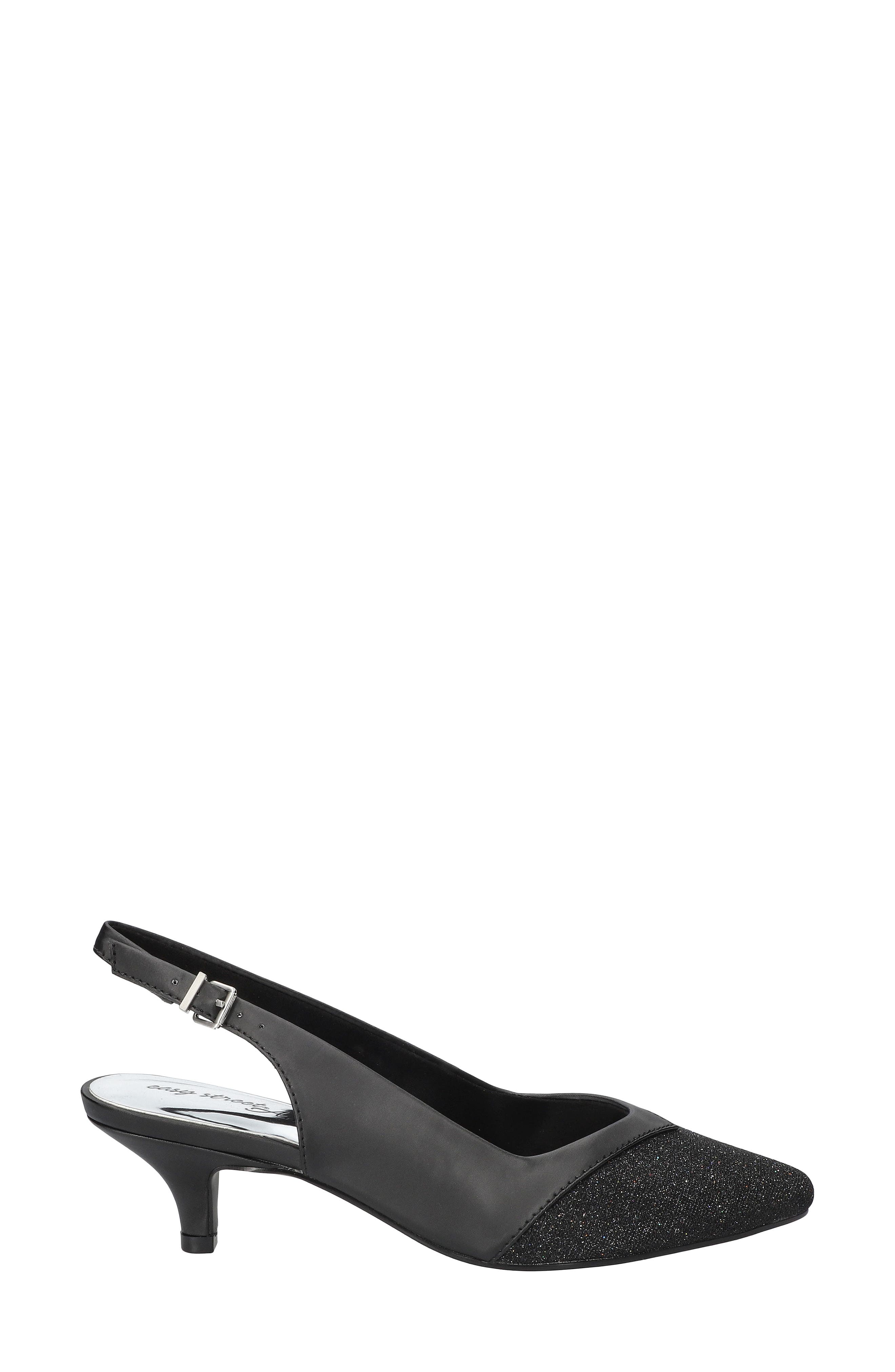 EASY STREET Vivid Kitten Heel Slingback Pump