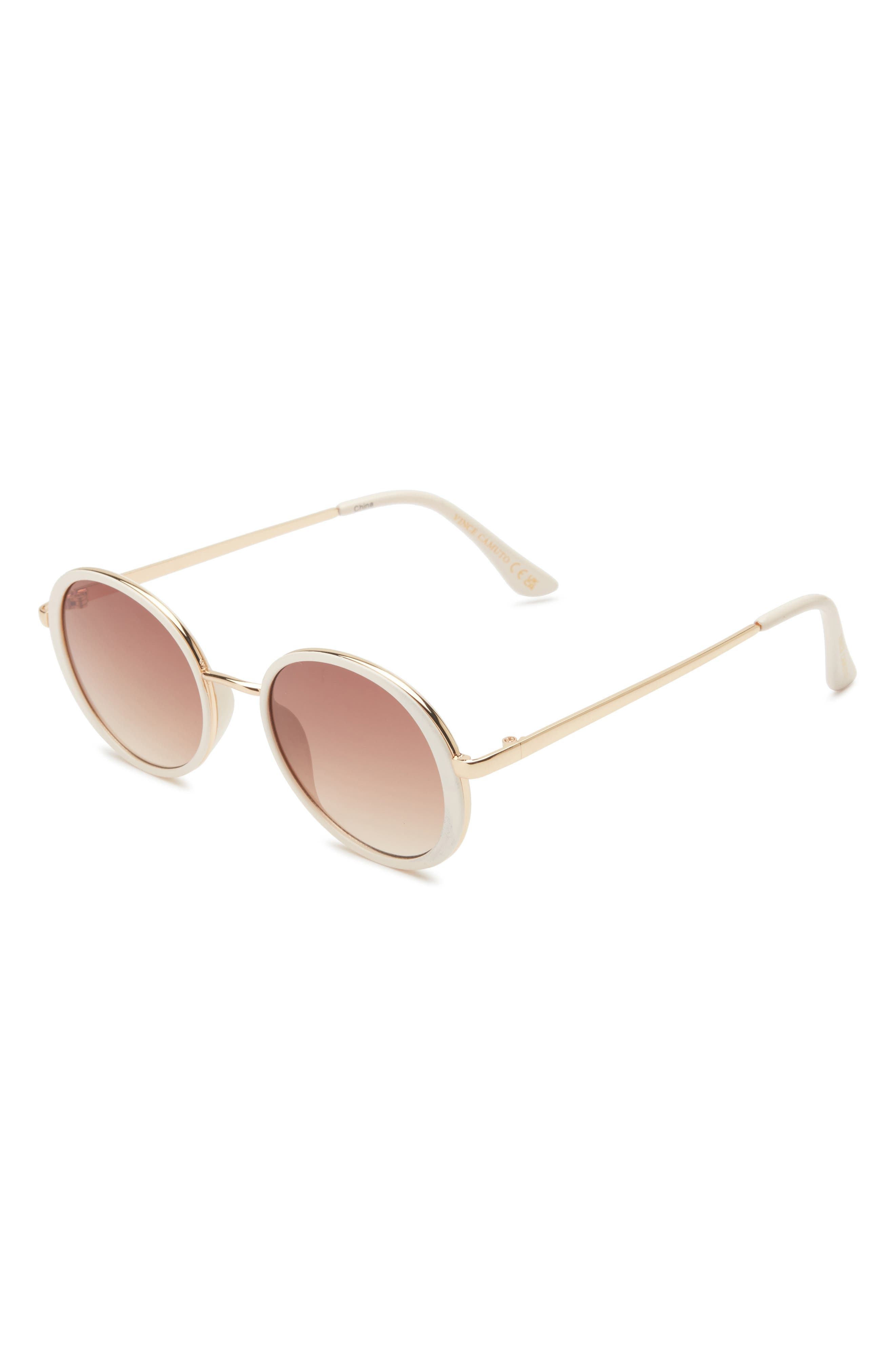 Vince Camuto 50mm Gradient Round Sunglasses
