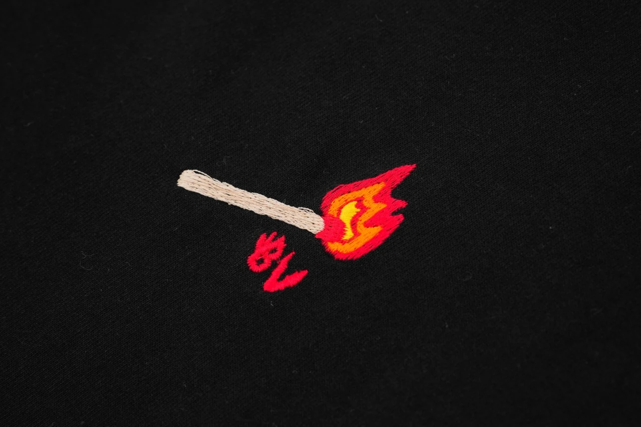 Bottega Veneta Black Matchstick Embroidered T-Shirt product photo from LabelPicks