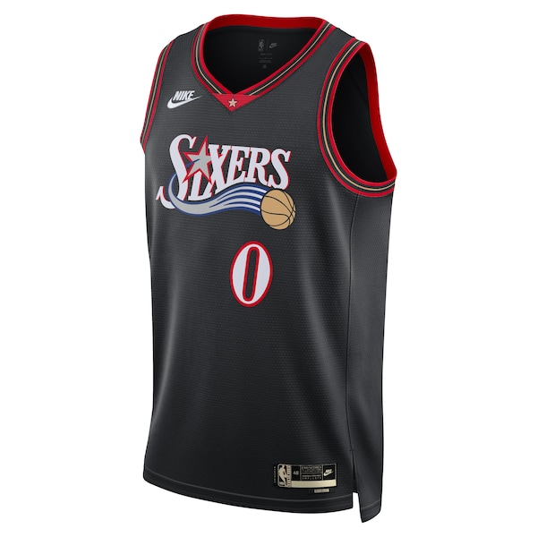 Tyrese Maxey Philadelphia 76ers Nike Unisex  Swingman Jersey - Classic Edition - Black