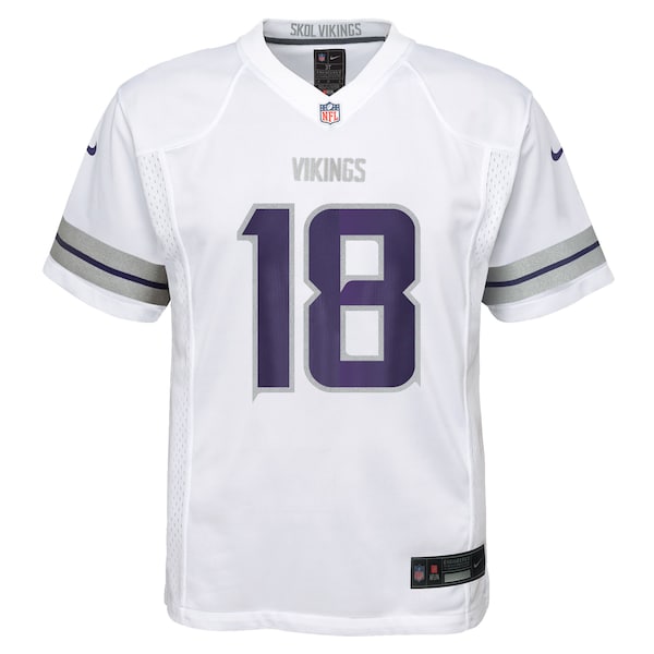 Justin Jefferson Minnesota Vikings Nike Preschool Alternate Player Game Jersey - White