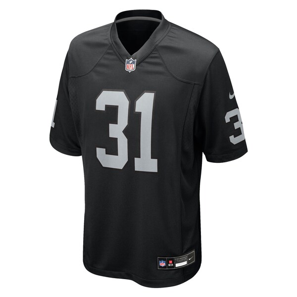 Raheem Mostert Las Vegas Raiders Nike Team Game Jersey -  Black