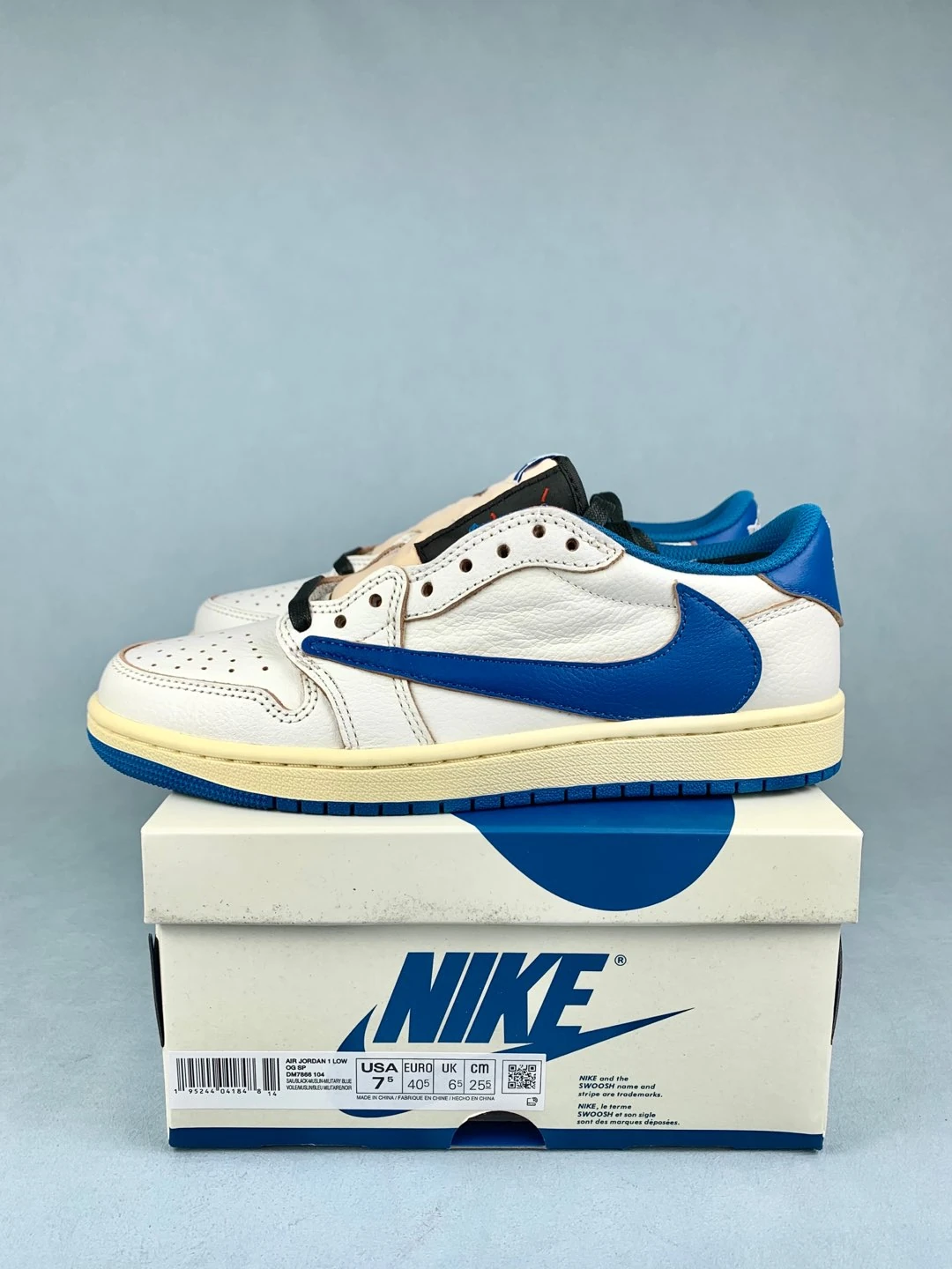 Travis Scott x Fragment x Air Jordan 1 Low OG Shoes product photo from LabelPicks