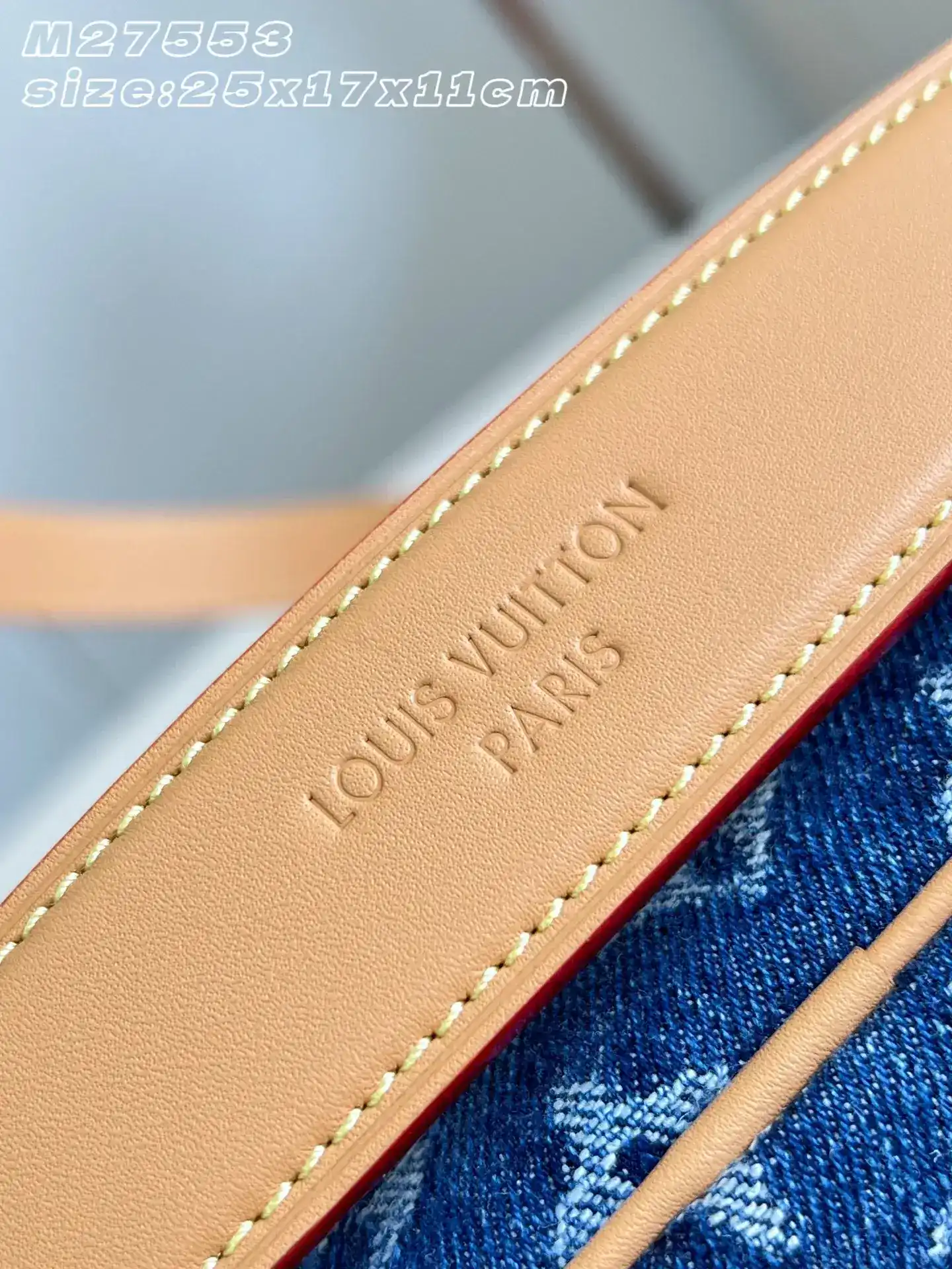 Louis Vuitton Red Denim Crossbody Bag product photo from LabelPicks