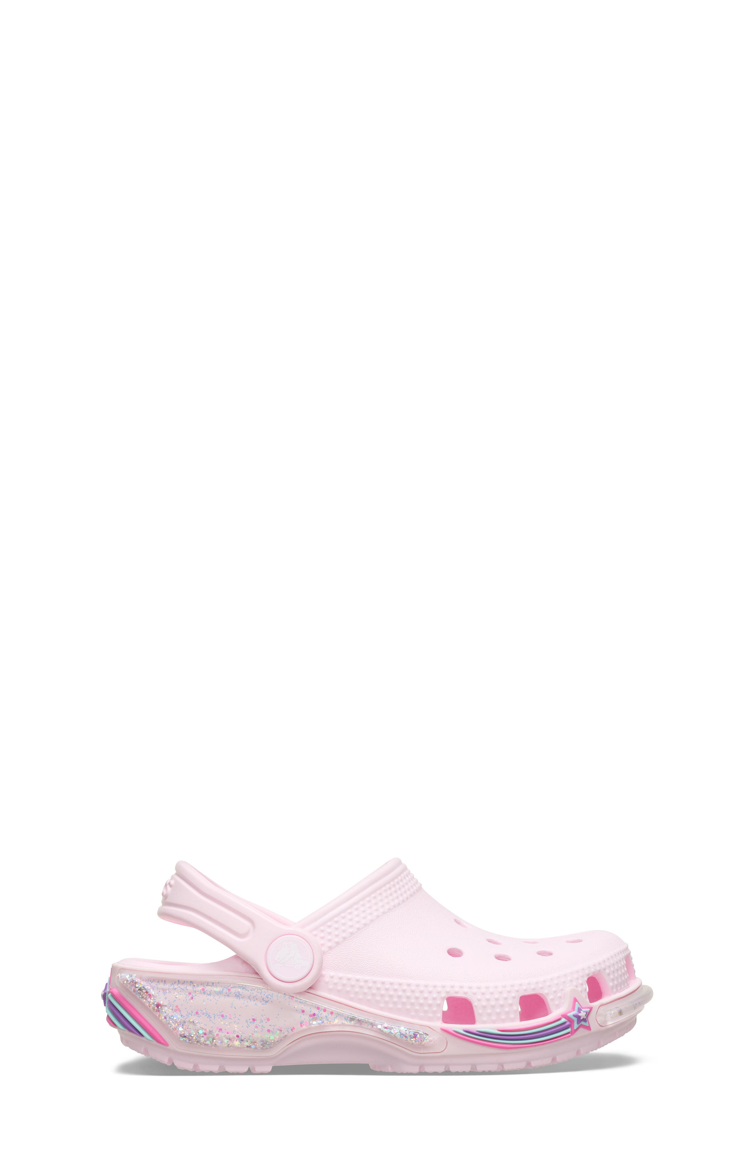 CROCS Kids' Classic Star Sparkle Shaker Clog