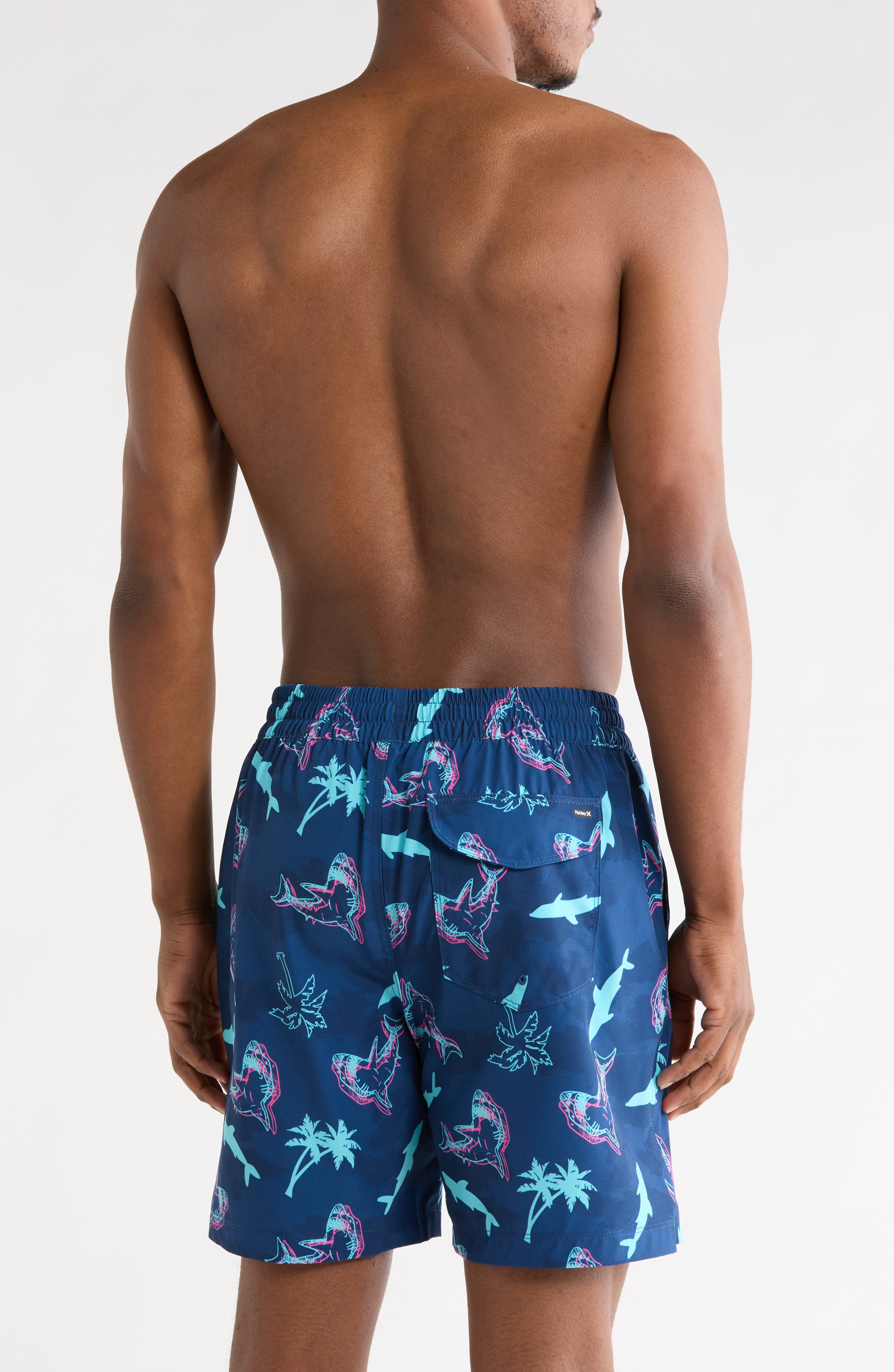Hurley Shark Wave Volley Swim Shorts
