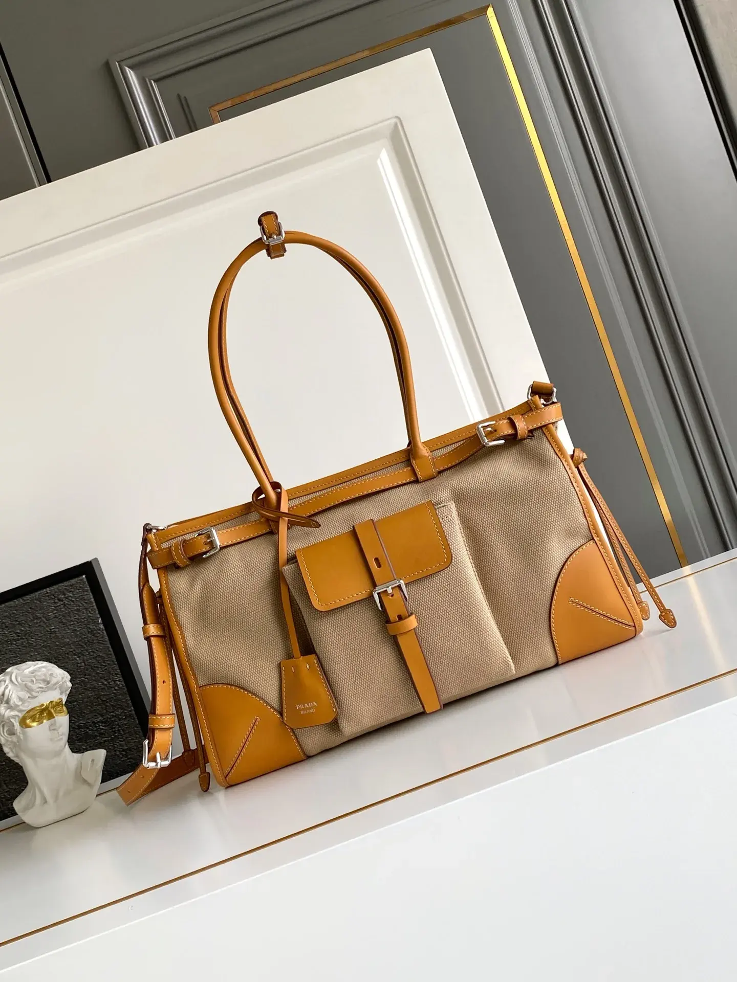 Prada Calfskin Top Handle Bag product photo from LabelPicks