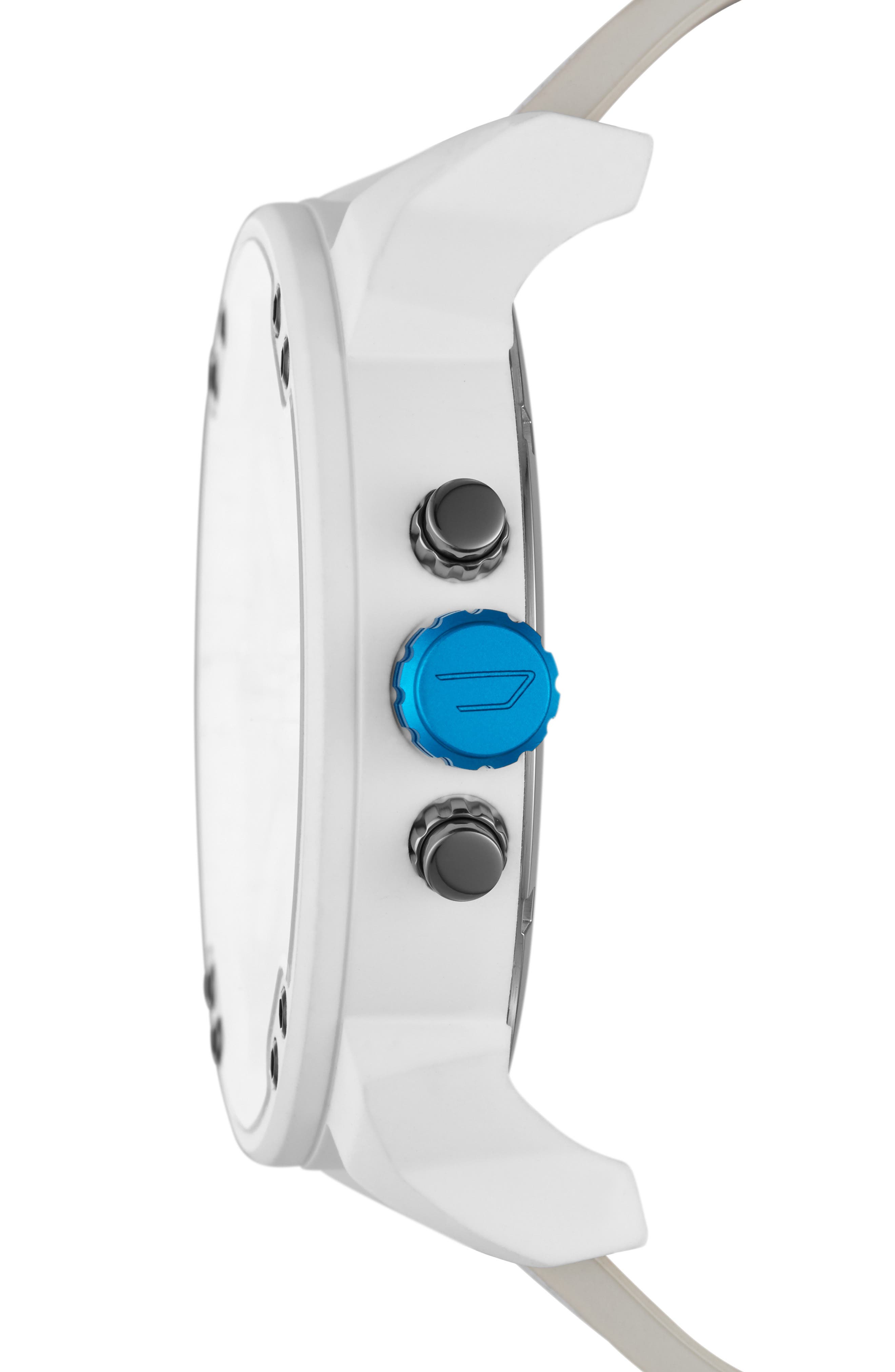 DIESEL® Mr. Daddy 2.0 Chronograph Quartz Nylon Strap Watch, 57mm
