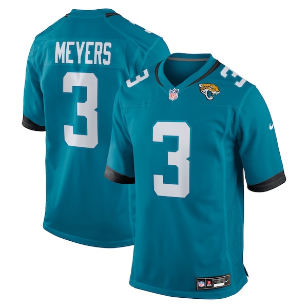 Jakobi Meyers Jacksonville Jaguars Nike Team  Game Jersey -  Teal/Black