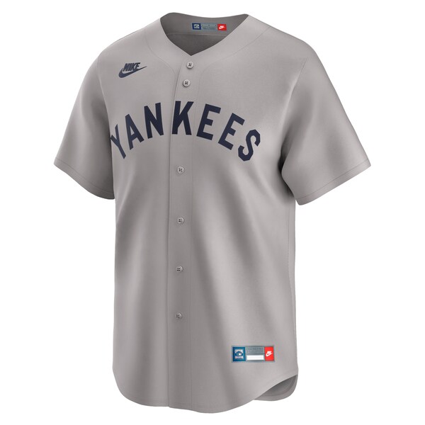 New York Yankees Nike Cooperstown Collection Limited Jersey - Gray