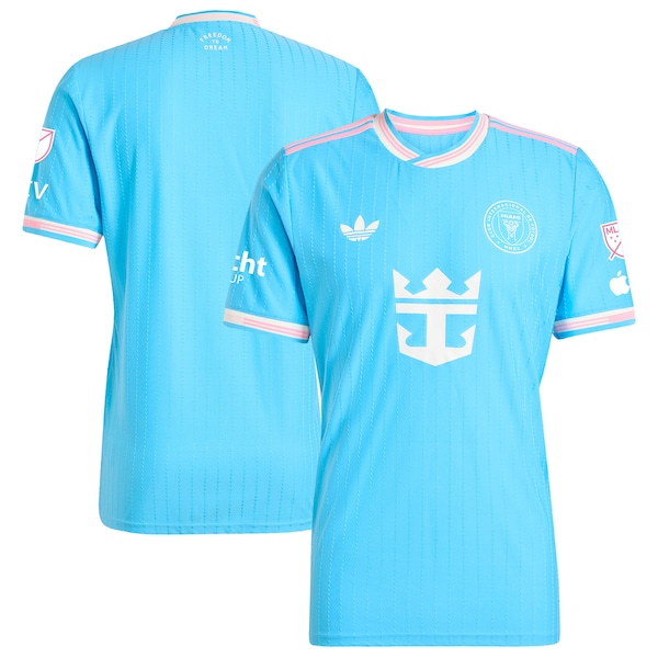 Inter Miami CF adidas Originals 2025 Third Authentic Jersey with Patch - Blue