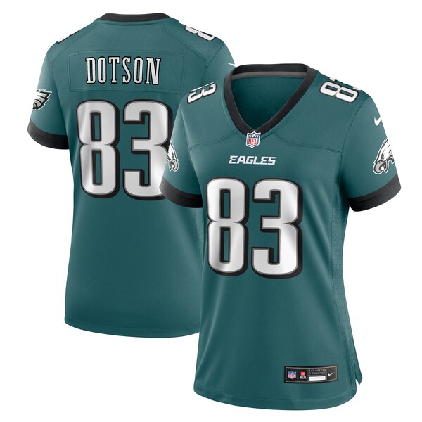 Jahan Dotson Philadelphia Eagles Nike Women's Team Game Jersey - Midnight Green