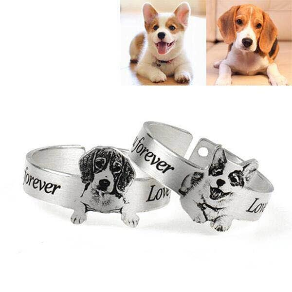 Personalized Sterling Silver Photo Pet Jewelry