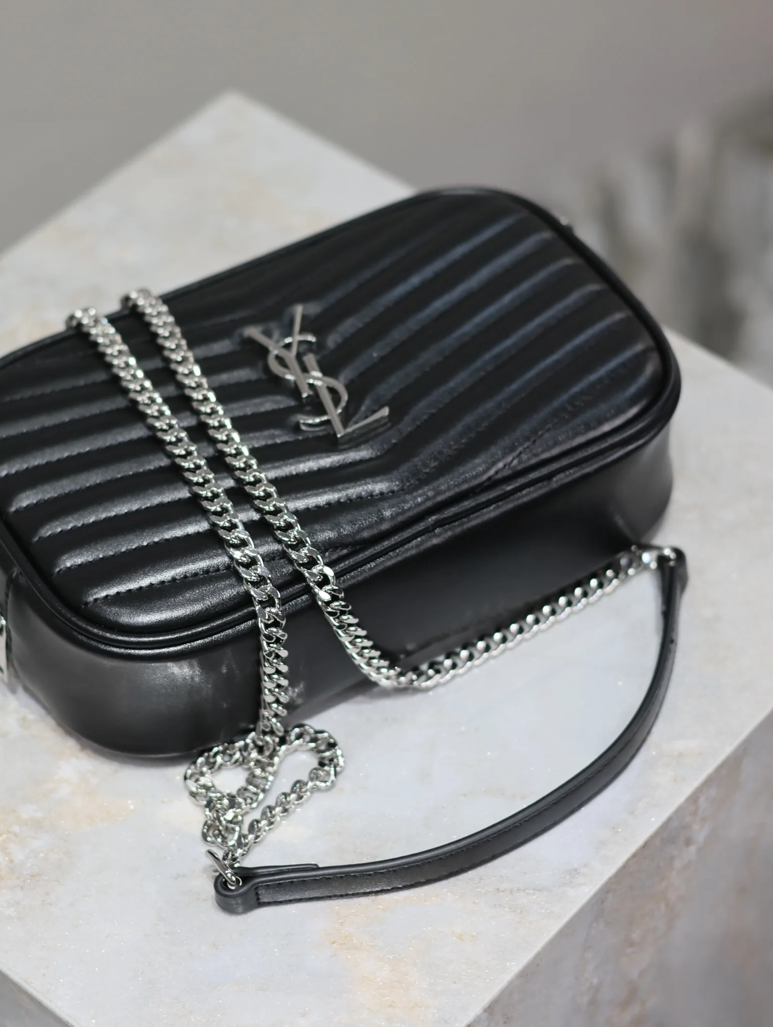 Saint Laurent Calfskin Crossbody Bag product photo from LabelPicks