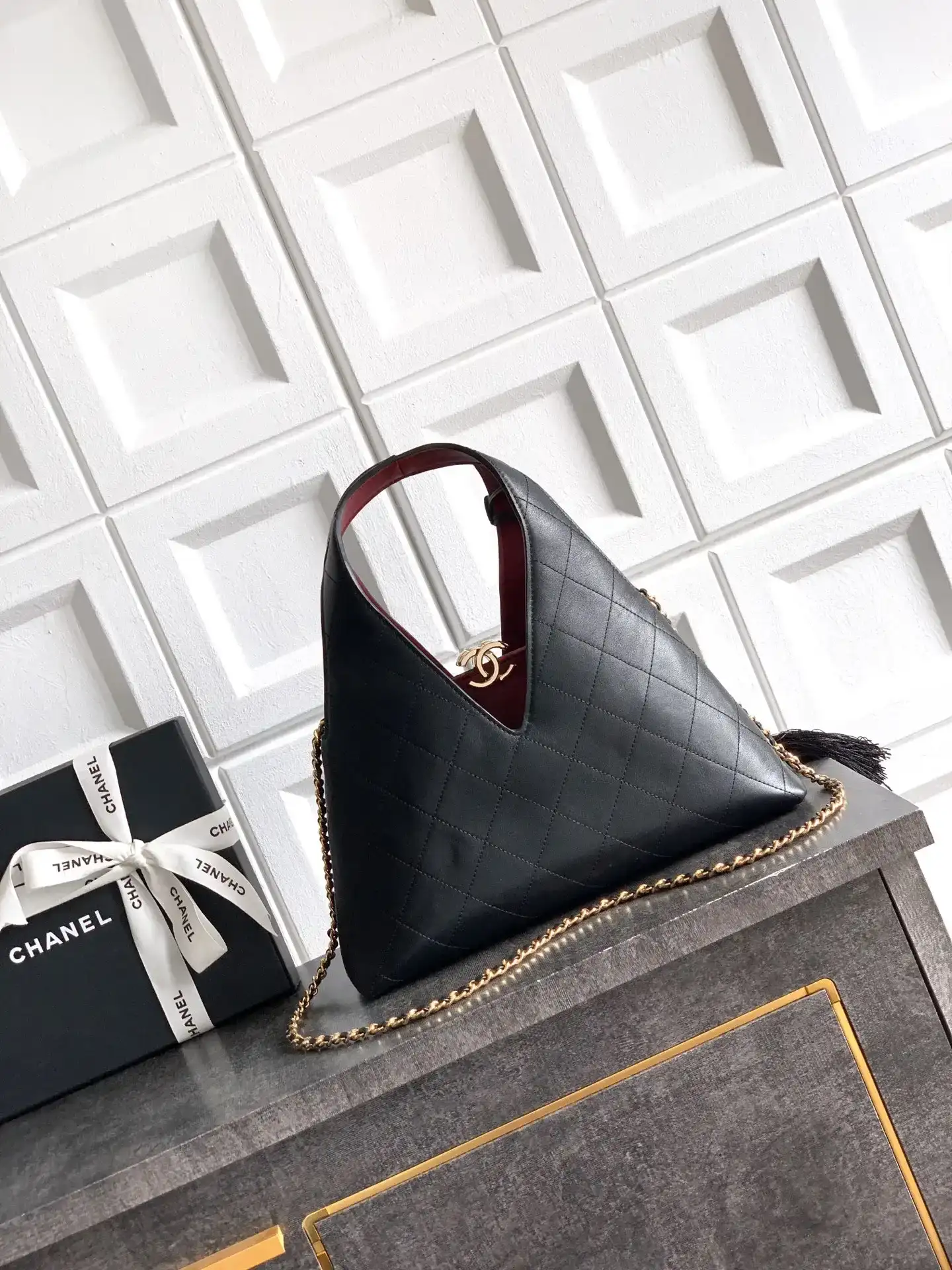 Chanel Burgundy Shoulder Bag product photo from LabelPicks