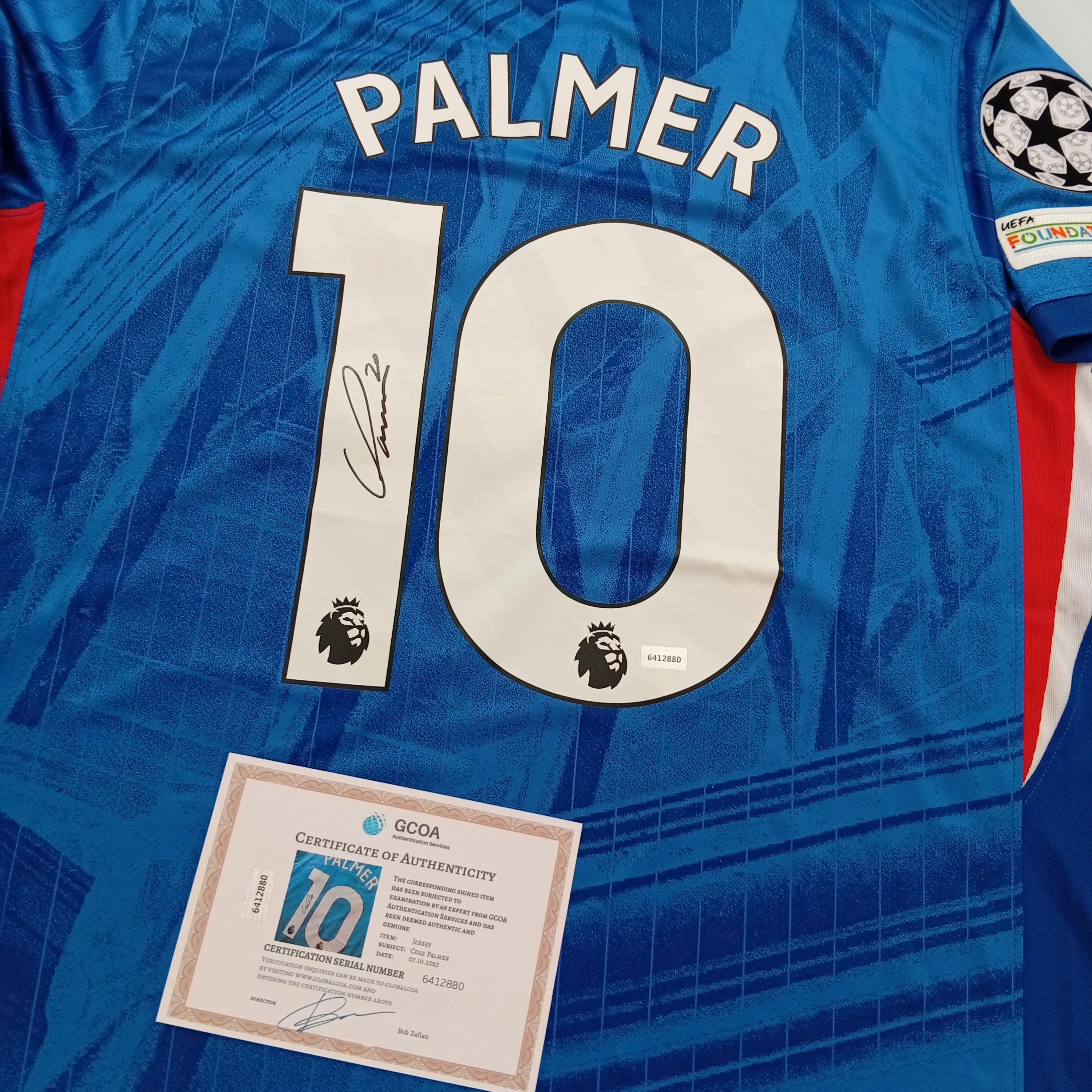 Cole Palmer Signed Autographed Chelsea FC Football Shirt With COA