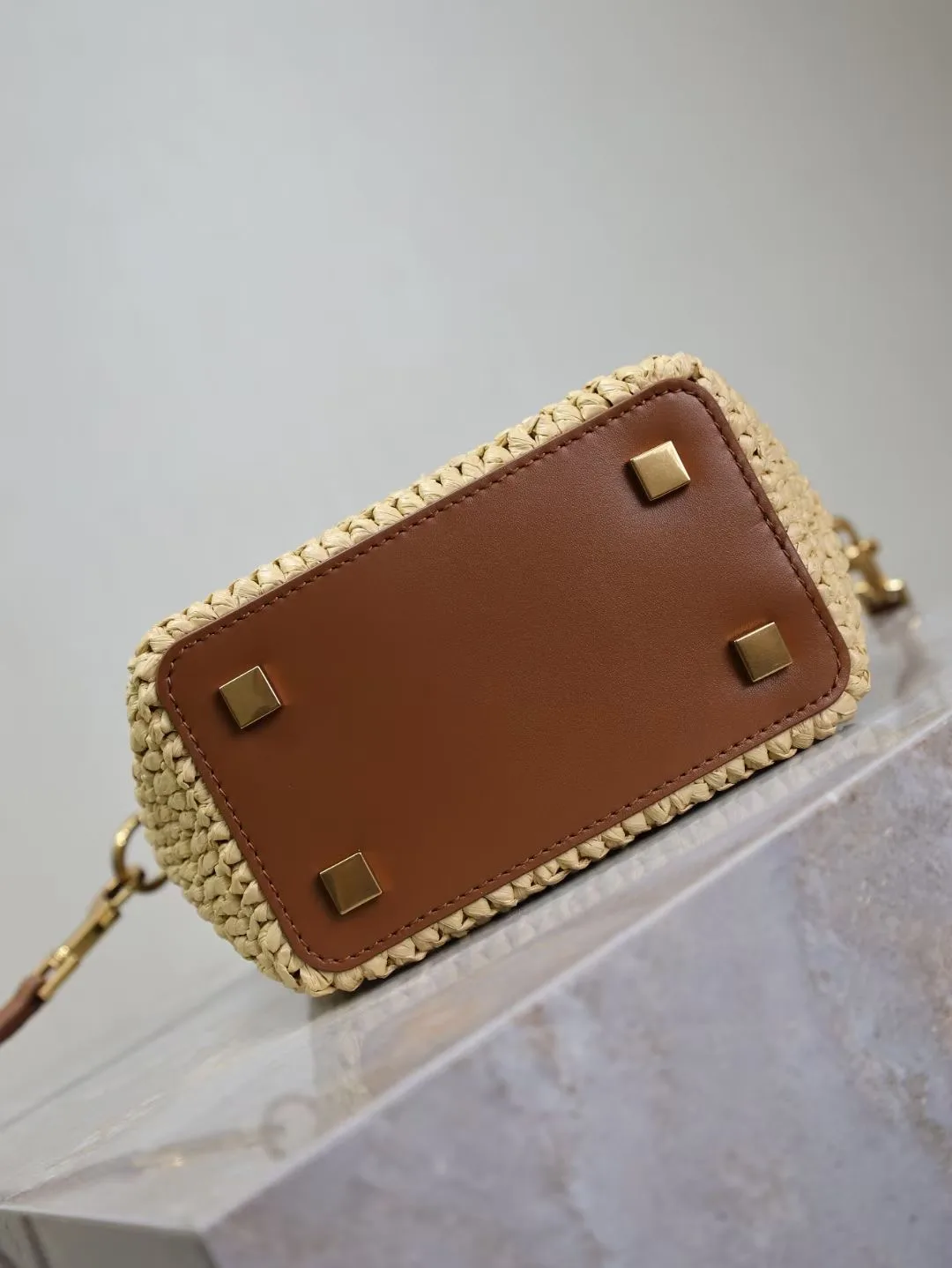Saint Laurent Straw Woven Top Handle Bag product photo from LabelPicks