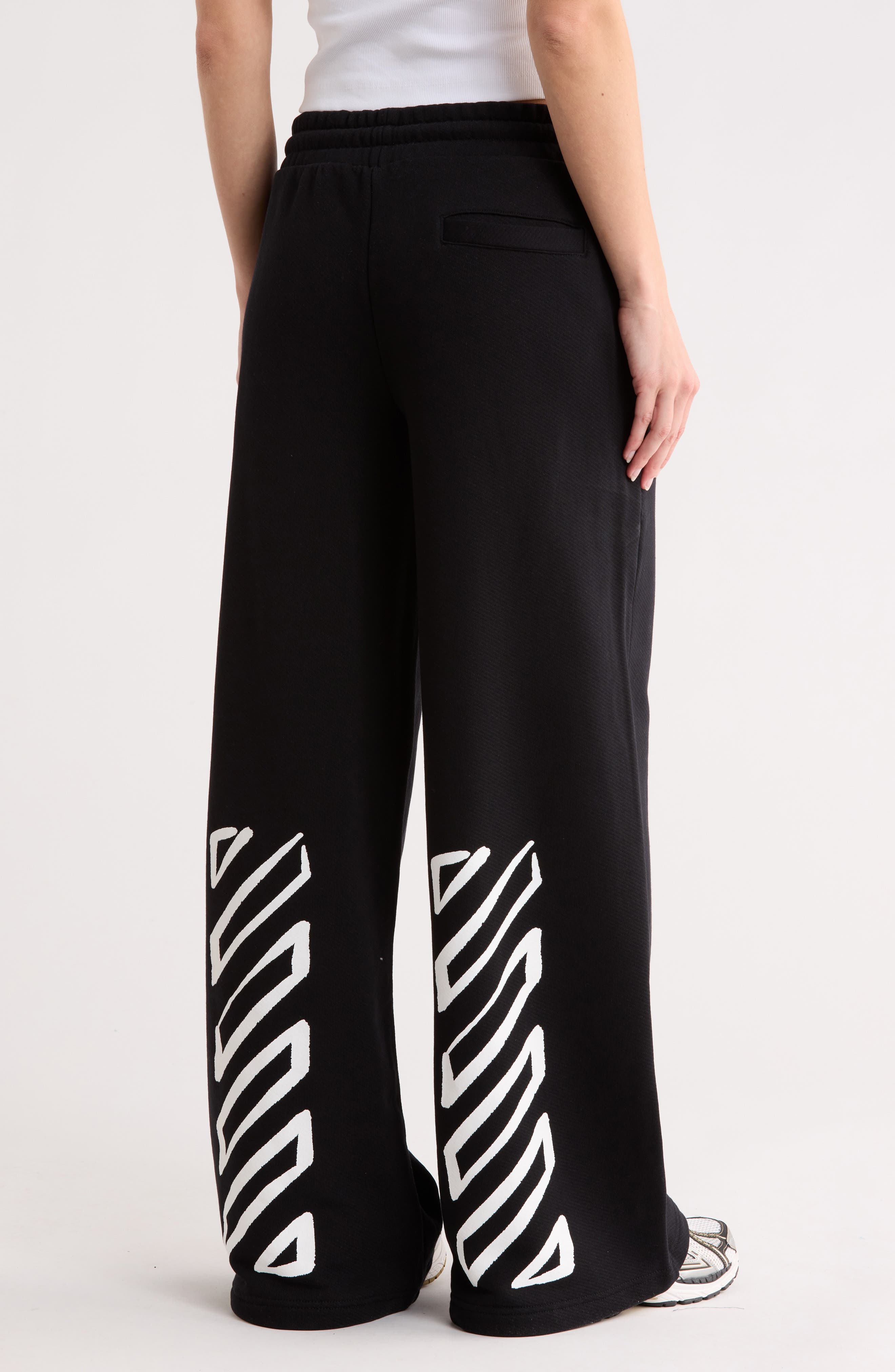 Off-White Wide Leg Sweatpants