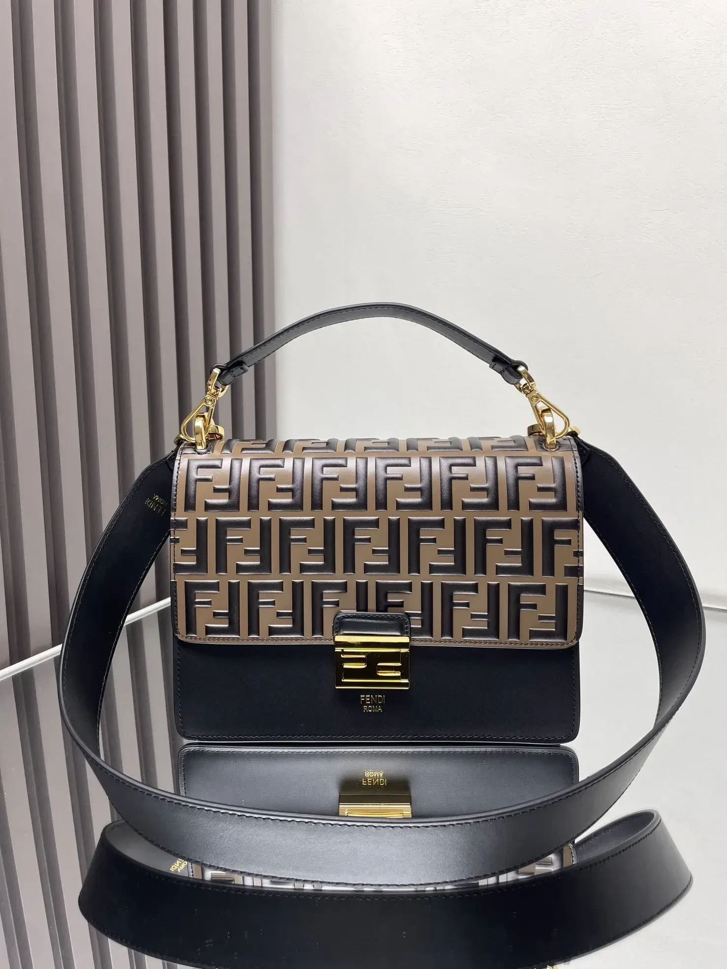 Fendi Monogram Canvas Shoulder Bag product photo from LabelPicks