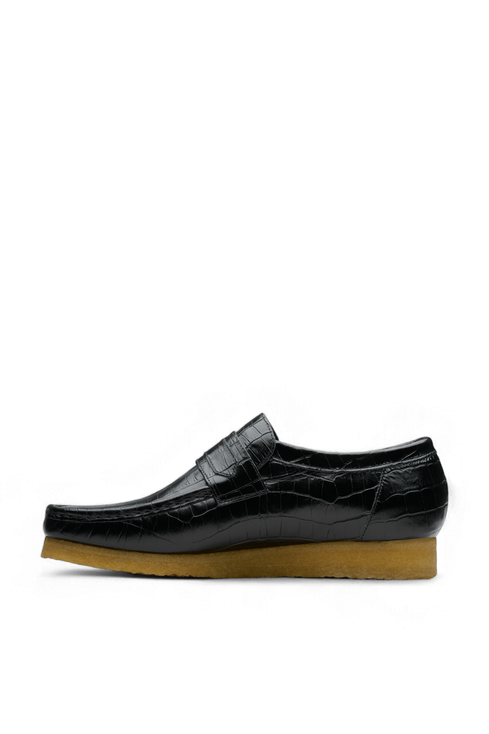 CLARKS נעלי מוקסינים וולבי קרוקו
