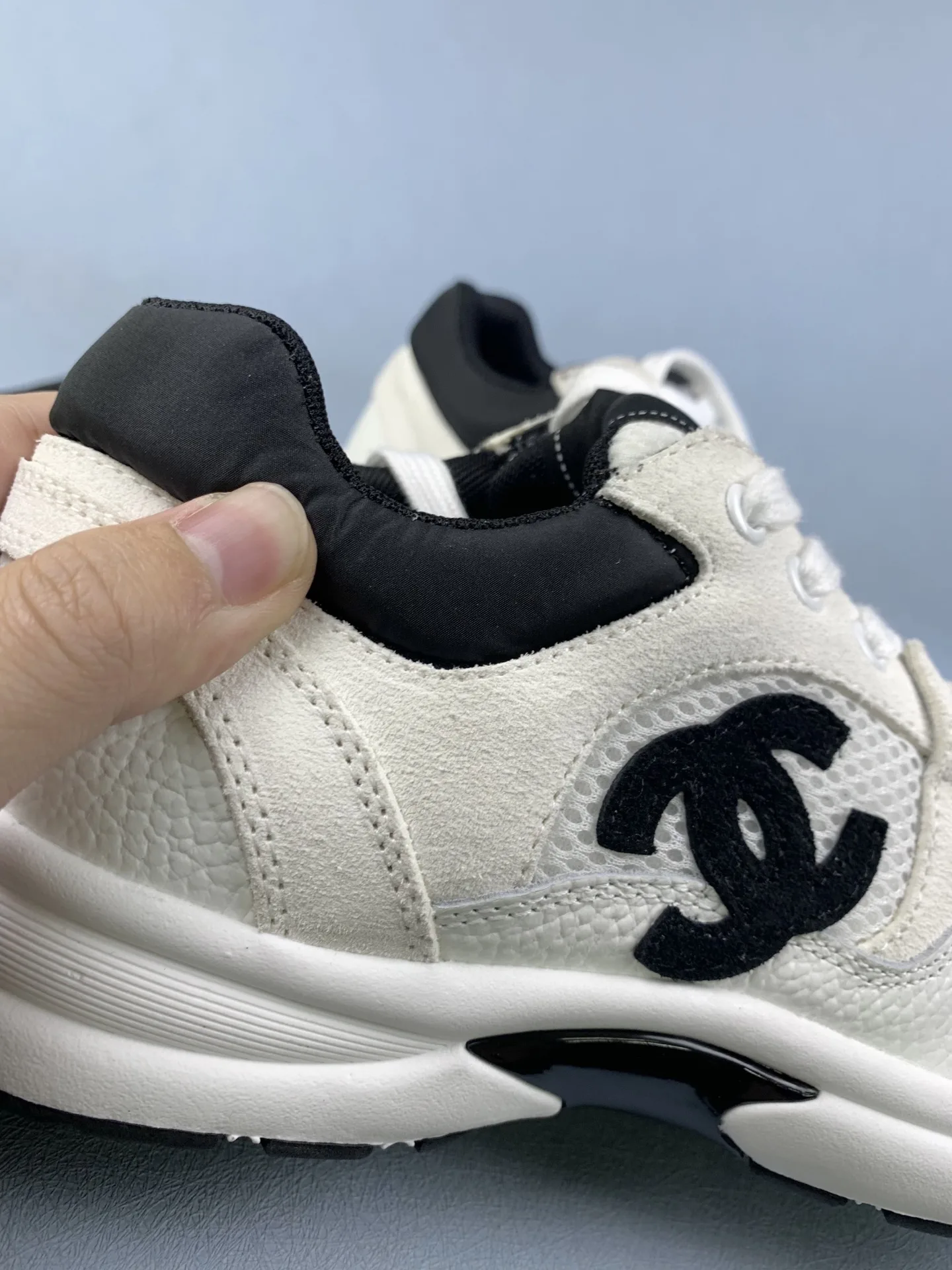 CHANEL Sneakers Fabric, Suede Calfskin & Mesh product photo from LabelPicks