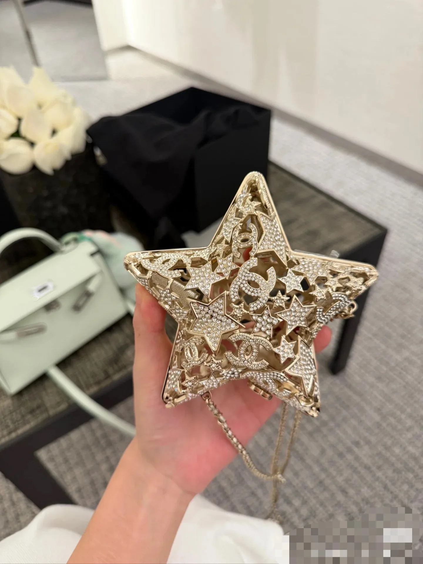 Chanel Gold Crystal Evening Bag product photo from LabelPicks